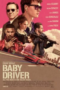 Poster art for the movie "Baby Driver"