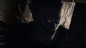 Ryuk, voiced by Willem Dafoe from Netflix's Death Note
