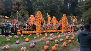 The Pumpkin Zee Bridge at the Jack O'Lantern Blaze in Sleepy Hollow