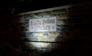 Plenty of spooky sights during the lantern-lit walking tour of the Sleepy Hollow Cemetery