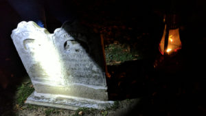 Plenty of spooky sights during the lantern-lit walking tour of the Sleepy Hollow Cemetery